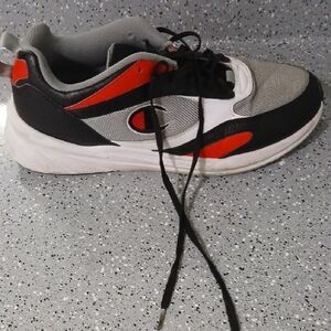 Champion Red and Black Athletic Shoes with Modern Design